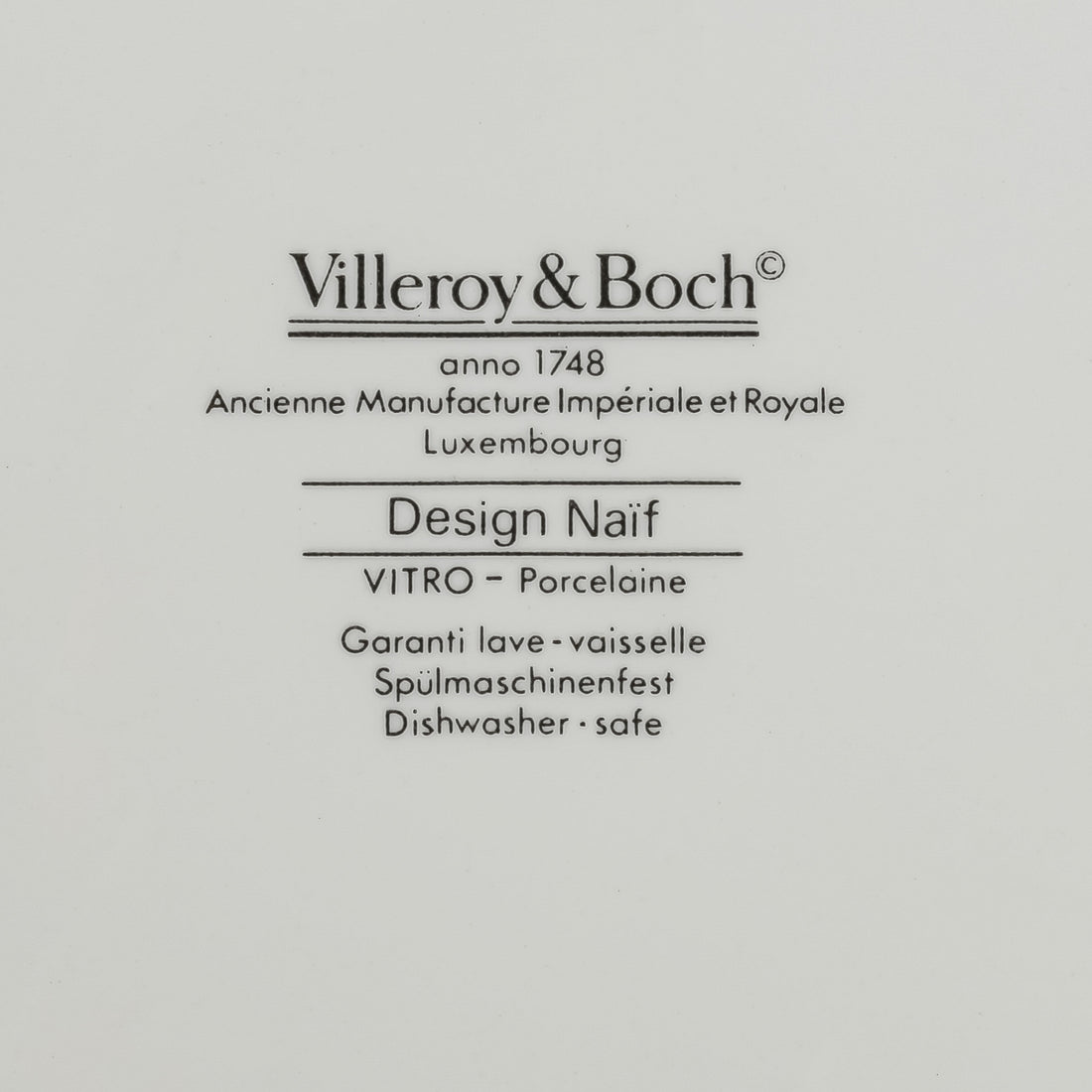 VILLEROY & BOCH Design Naif Plates 12 Pcs