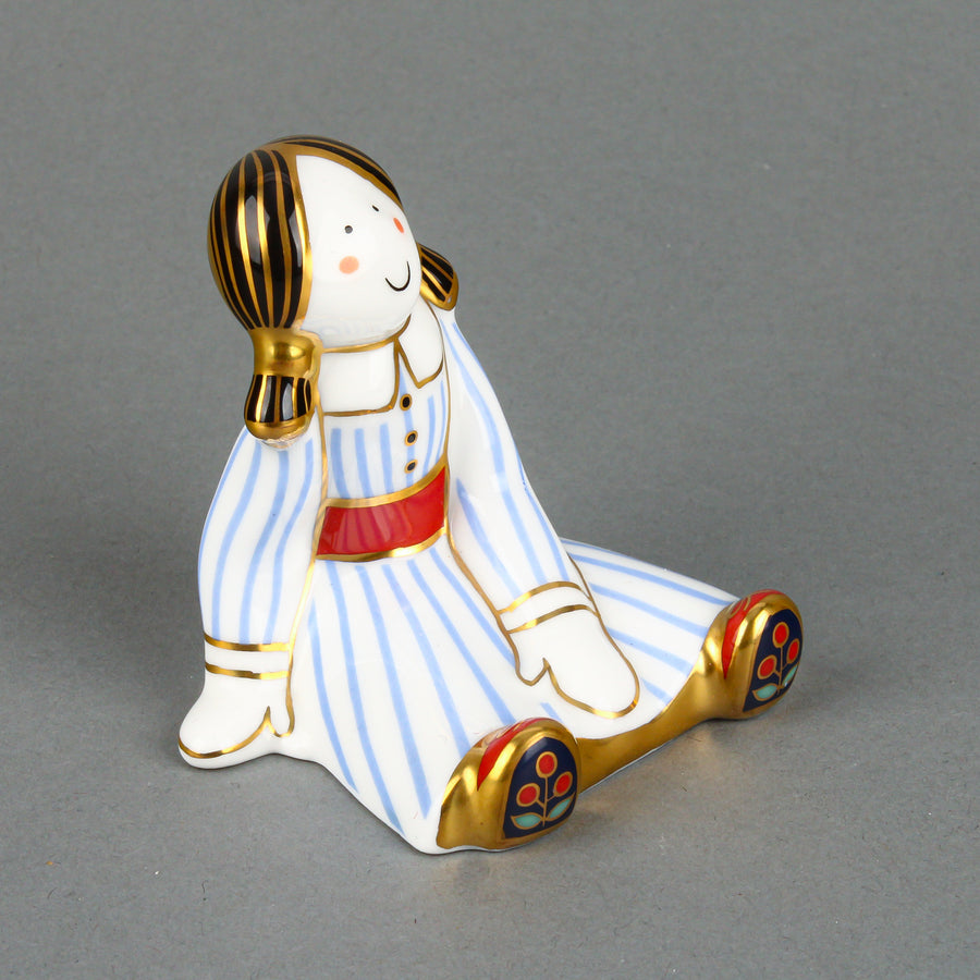 ROYAL CROWN DERBY Treasures of Childhood - Rag Doll Figurine