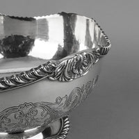INTERNATIONAL SILVER English Gardoon Silver Plate Footed Bowl