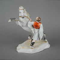 HEREND Figurine Horseherd Of Hortabagy 5470