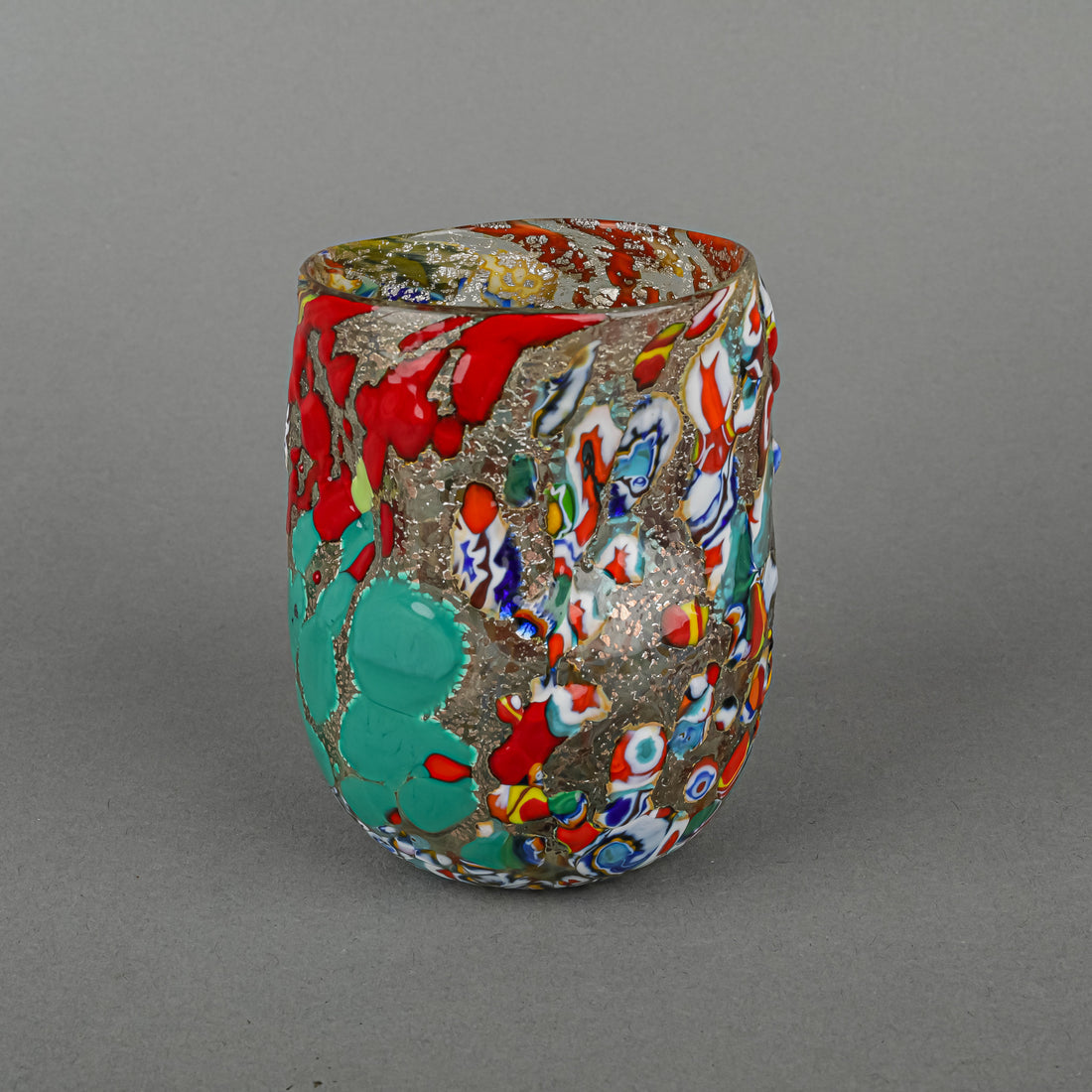Murano Art Glass Drinks Set 7pcs Polychrome