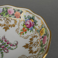 CARL THIEME POTSCHAPPEL Dresden Marie Antoinette Footed Dish