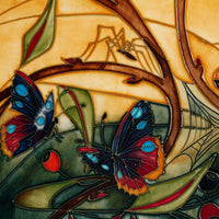 MOORCROFT Framed Butterfly Wall Plaque/2002