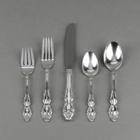 1881 ROGERS Baroque Rose Silverplate Flatware - 11 Place Settings +