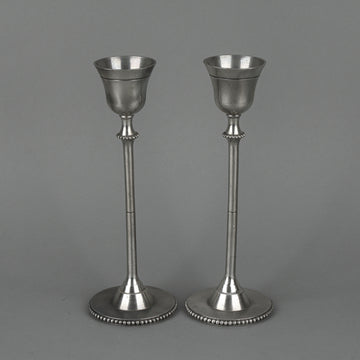 ROYAL SELANGOR V&A Museum Pewter Candlesticks - Set of 2