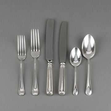 BIRKS Regency Plate York Silverplate Flatware - 46 Pieces