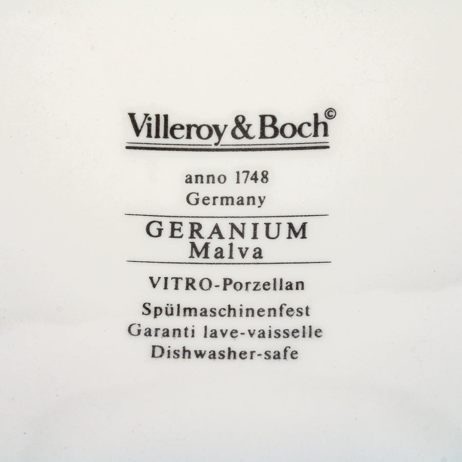 VILLEROY & BOCH Geranium Oval Covered Serving Dish/Tureen