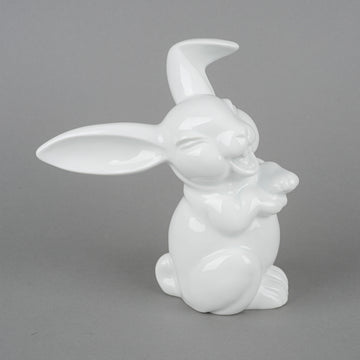 ROSENTHAL Max Hermann Fritz White Laughing Rabbit Figurine