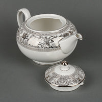 WEDGWOOD Florentine Platinum Teapot