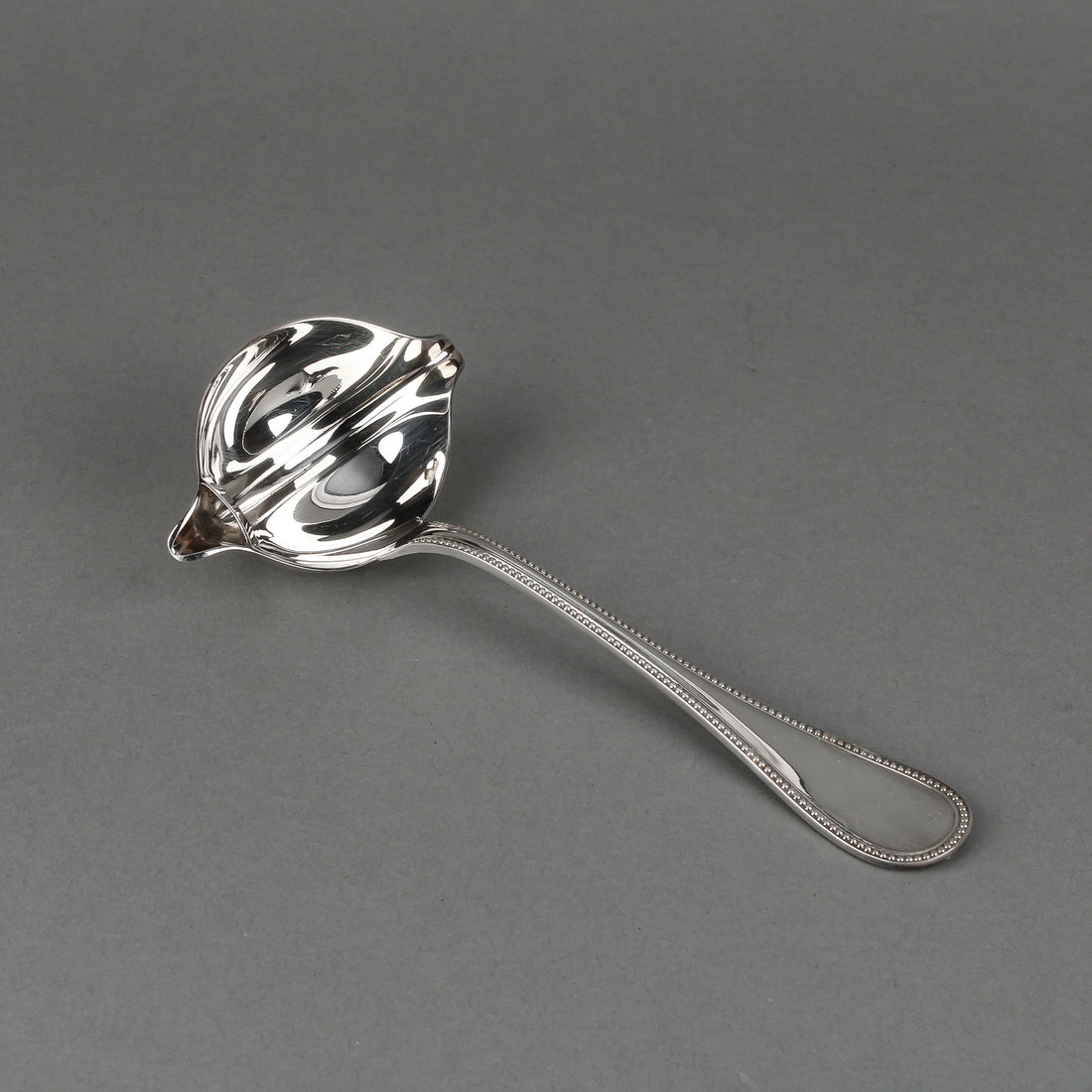 CHRISTOFLE Perles Silverplate Gravy Ladle