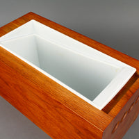 JK ADAMS Teak Ice Bucket/Box