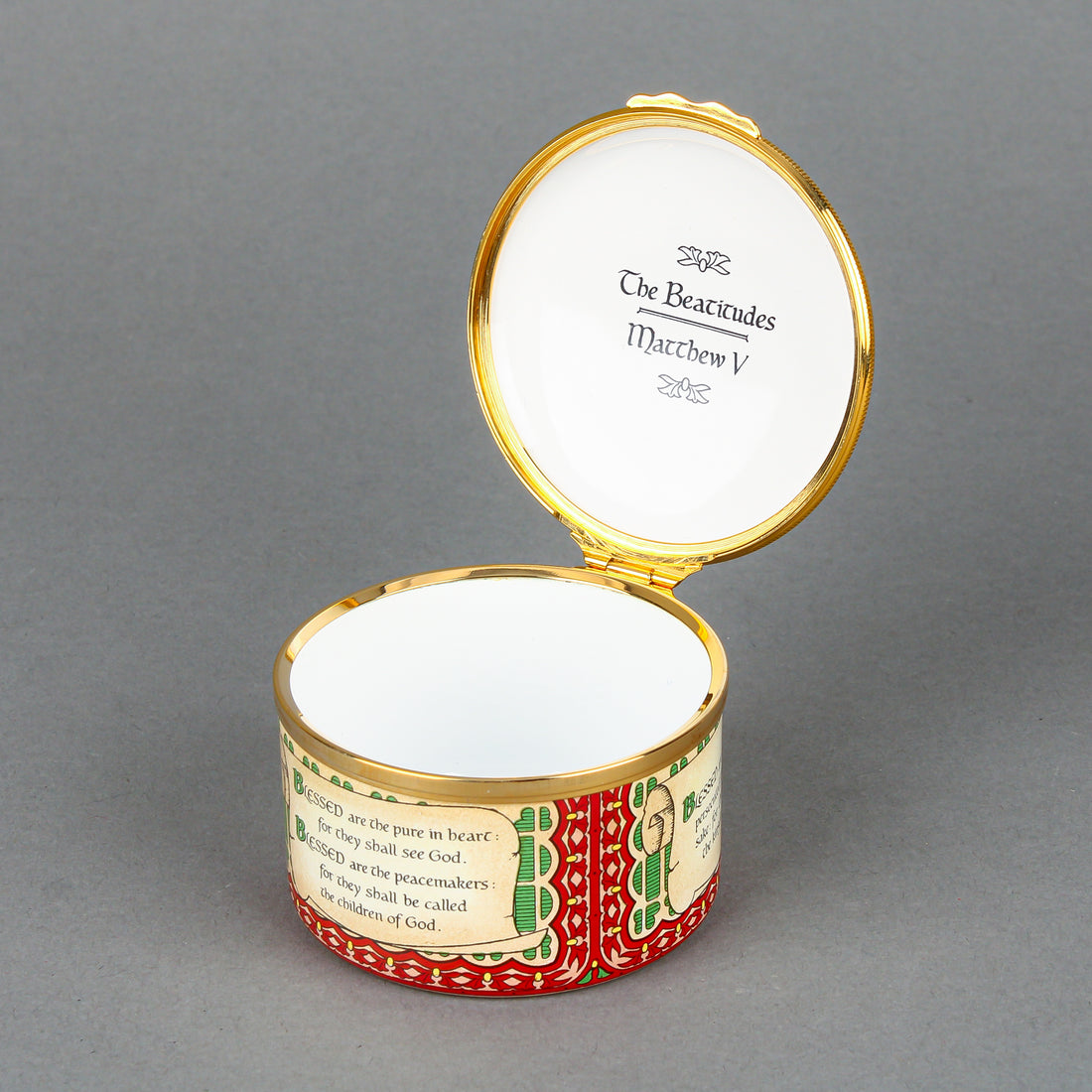 HALCYON DAYS Beatitudes Enamel Trinket Box