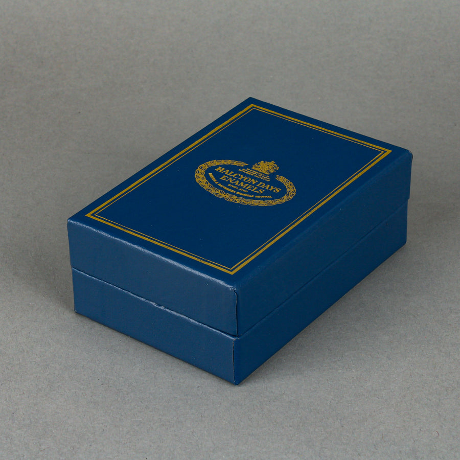 HALCYON DAYS Horse Enamel Trinket Box