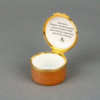 HALCYON DAYS Horse Enamel Trinket Box