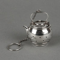 SIMONS BROS. Sterling Silver Tea Ball - Teapot Shape