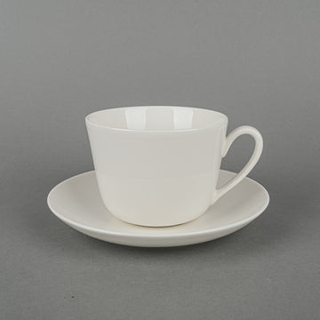 VILLEROY & BOCH White Cups & Saucers - 6