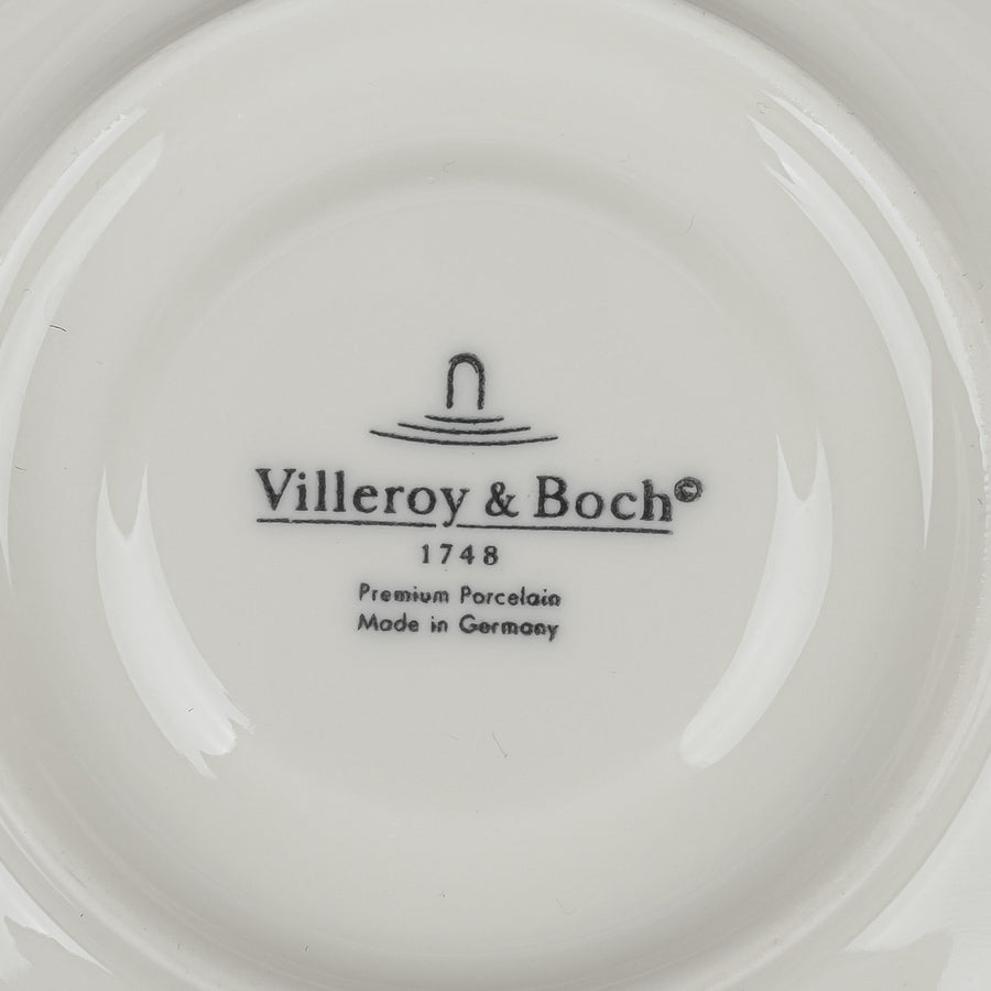 VILLEROY & BOCH White Cups & Saucers - 6