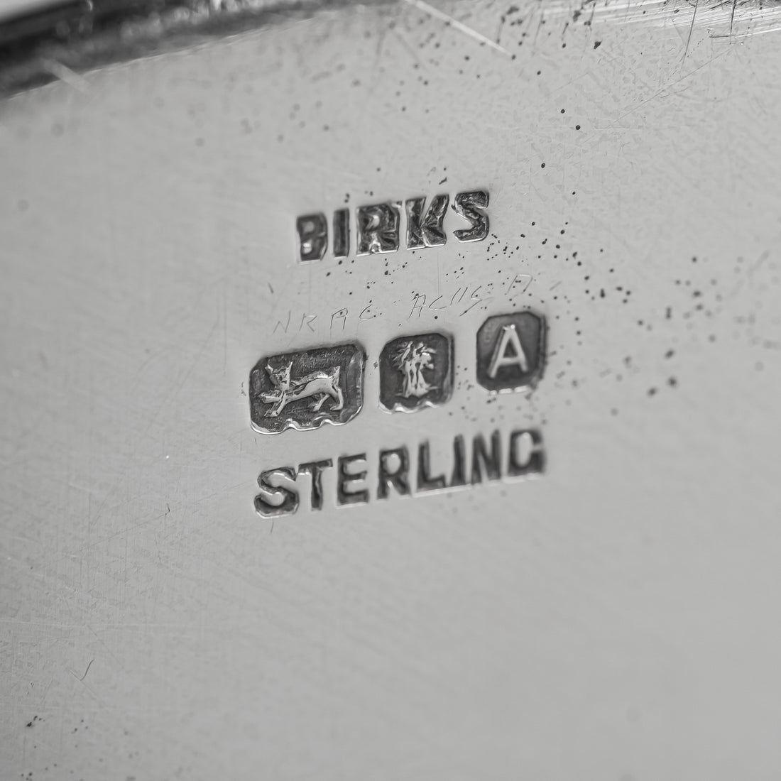 BIRKS Sterling Pierced Salver Tray