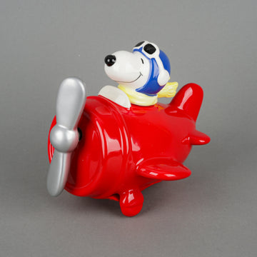 SCHMID Musical Collectible Peanuts Snoopy Flying Ace Music Box