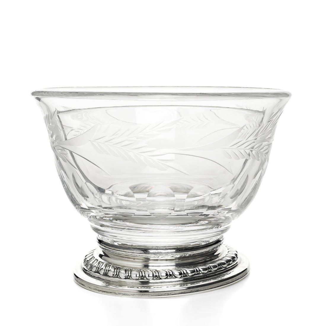 GORHAM 925 Sterling Base HEISEY Wheat Divided Bowl