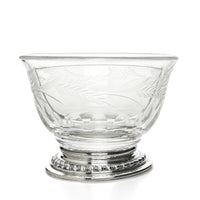 GORHAM 925 Sterling Base HEISEY Wheat Divided Bowl