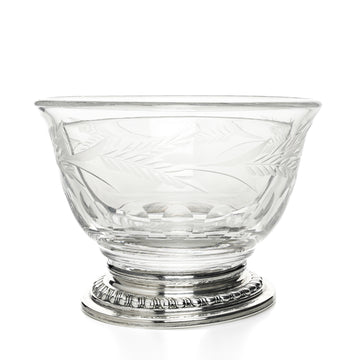 GORHAM 925 Sterling Base HEISEY Wheat Divided Bowl
