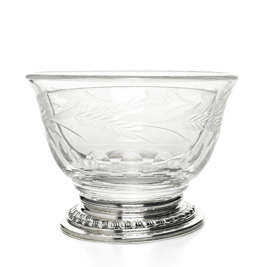 GORHAM 925 Sterling Base HEISEY Wheat Divided Bowl