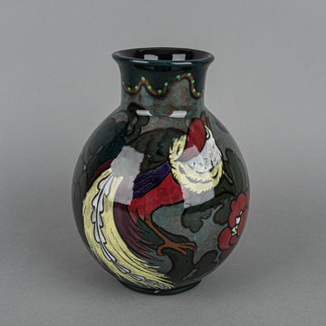 CANNING POTTERY Decoro Pheasant Vase 408A