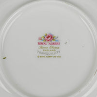 ROYAL ALBERT Tranquillity Cream Soup & Saucers - Set of 8