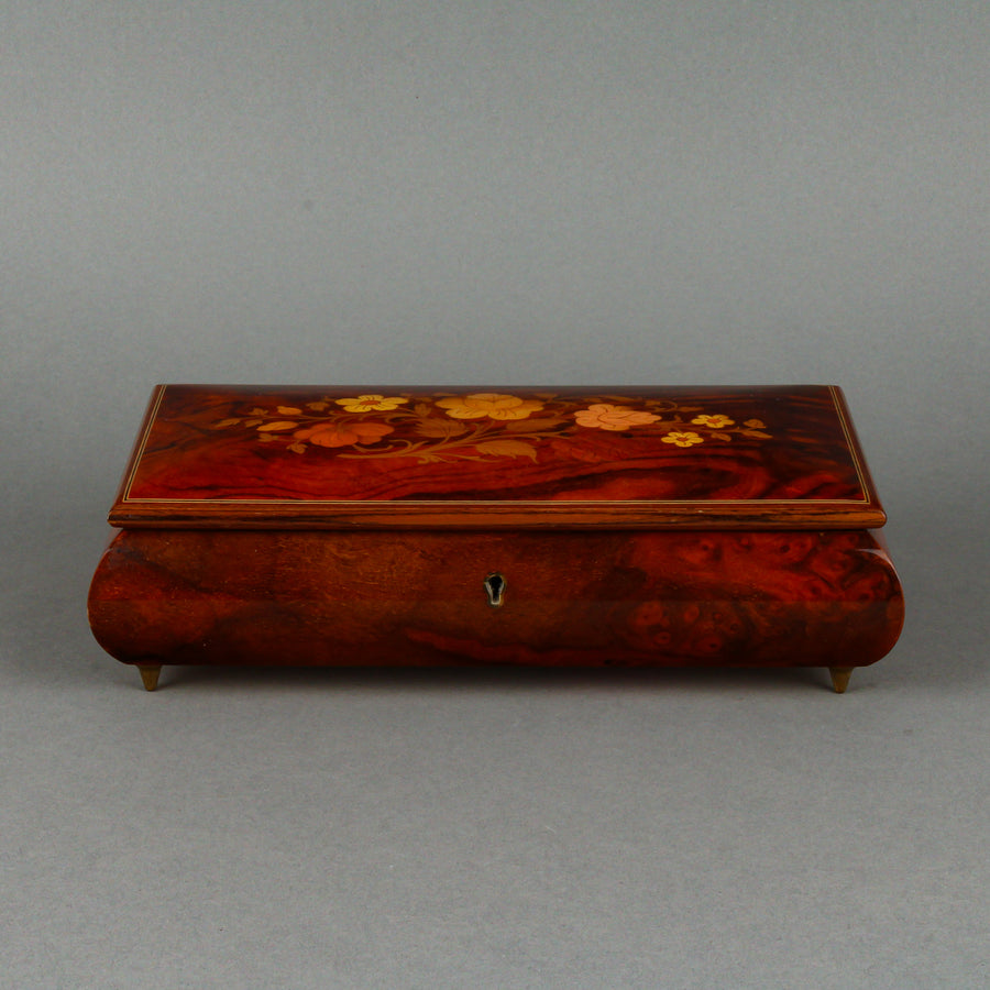 REUGE Musical Inlaid Wooden Jewelry Box