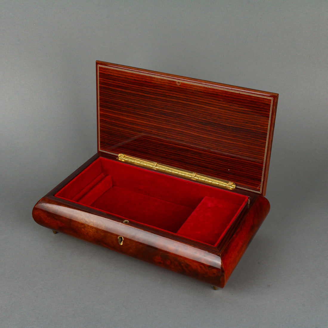 REUGE Musical Inlaid Wooden Jewelry Box