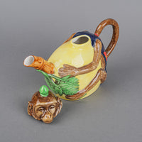 MINTON Archive Collection Majolica Monkey Teapot with Lid