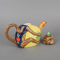 MINTON Archive Collection Majolica Monkey Teapot with Lid