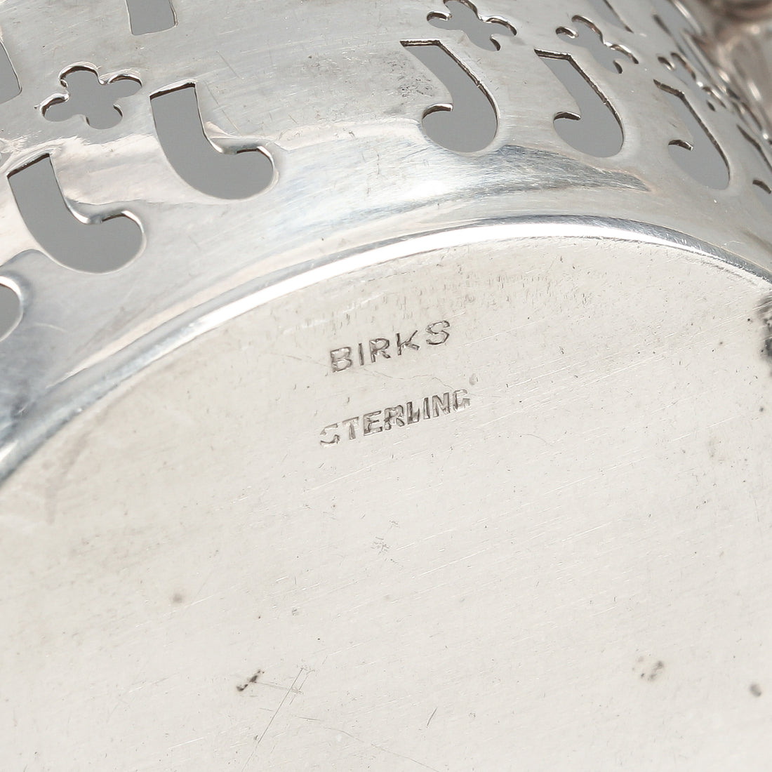 BIRKS Sterling Silver Pierced Nut Dishes - Set of 6
