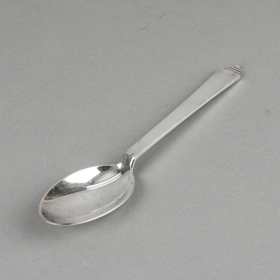 GEORG JENSEN Pyramid Sterling Silver Table Spoon