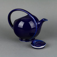 HALL Art Deco Cobalt Airflow Teapot