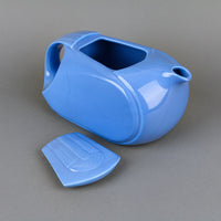 HALL For Westinghouse Blue Art Deco Teapot