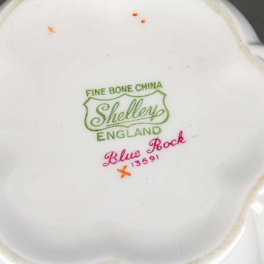 SHELLEY Blue Rock Tea Service