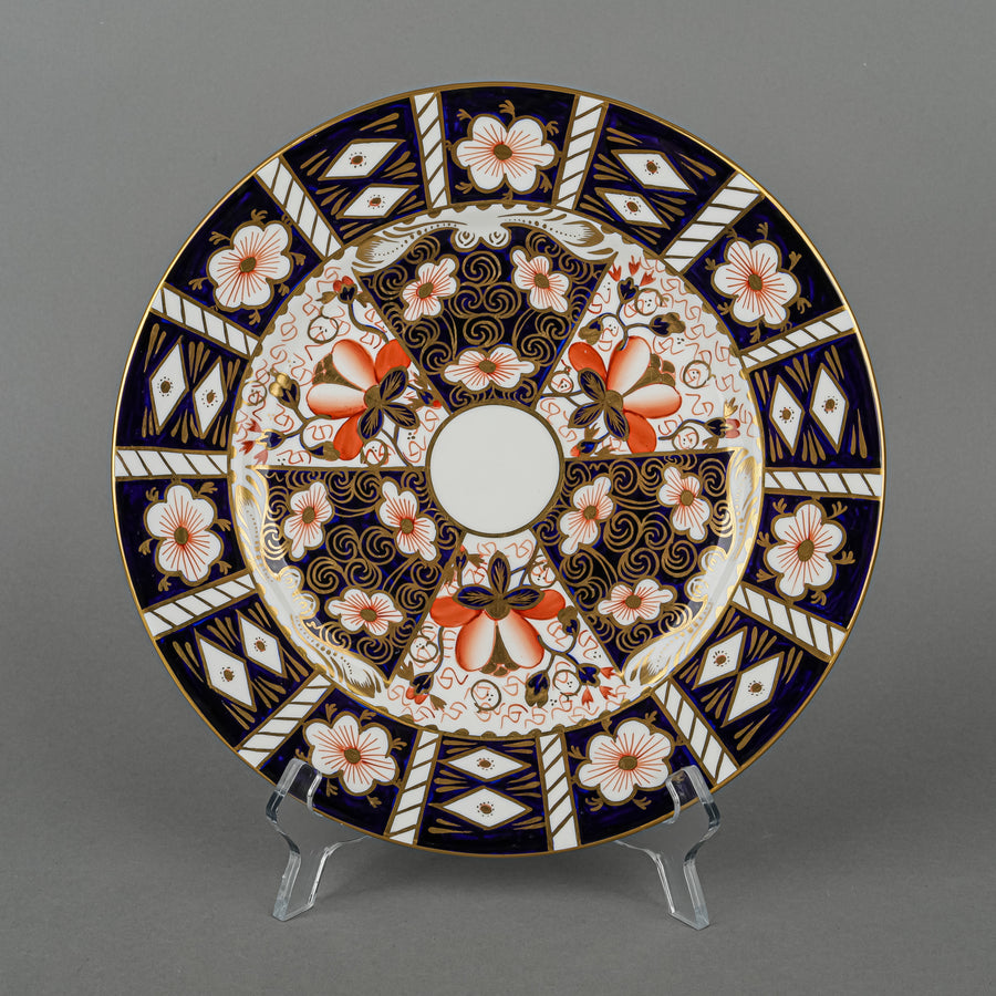 ROYAL CROWN DERBY Traditional Imari 2451 Dinner Plates Set of 4