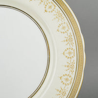 AYNSLEY Gold Dowery 7334 Dinner Plates - Set of 8