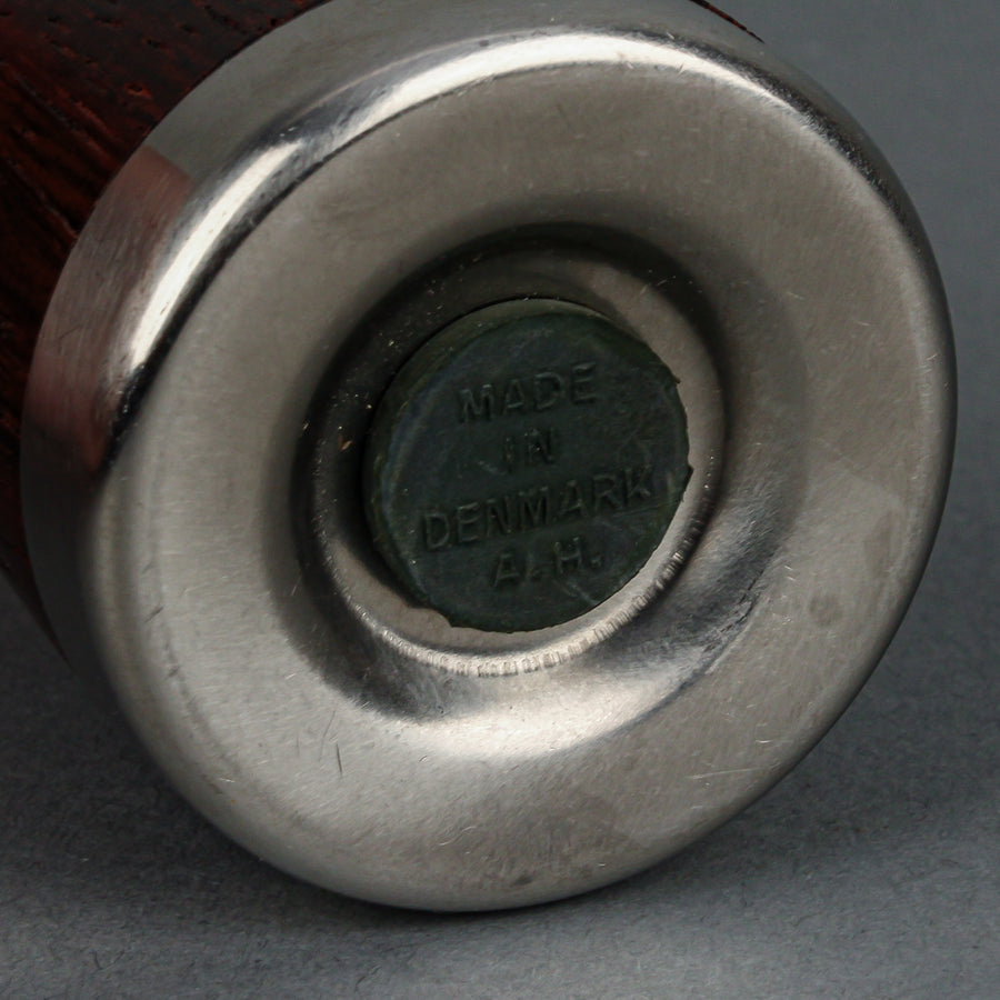 A.H. DENMARK Stainless Steel & Rosewood Salt & Pepper Shaker Set