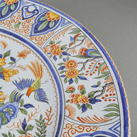 French Faience Pottery Wall Platter/Charger