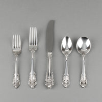 WALLACE Grand Baroque Sterling Silver Flatware - 23 Pieces