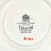 PARAGON B108H Hand-Painted Floral & Gold Filigree Cup & Saucer