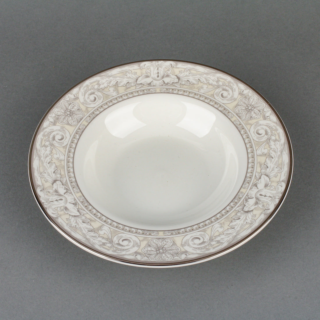 ROYAL DOULTON Naples Platinum Soup Plates - Set of 10