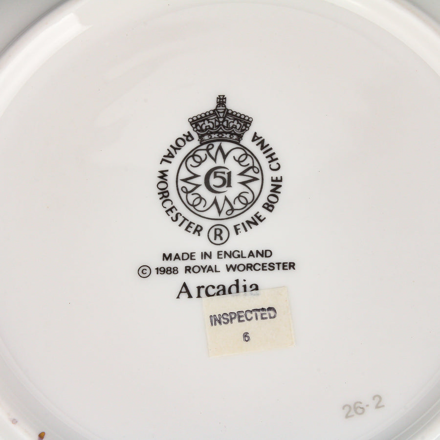 ROYAL WORCESTER Arcadia Soup Plates - Set of 12