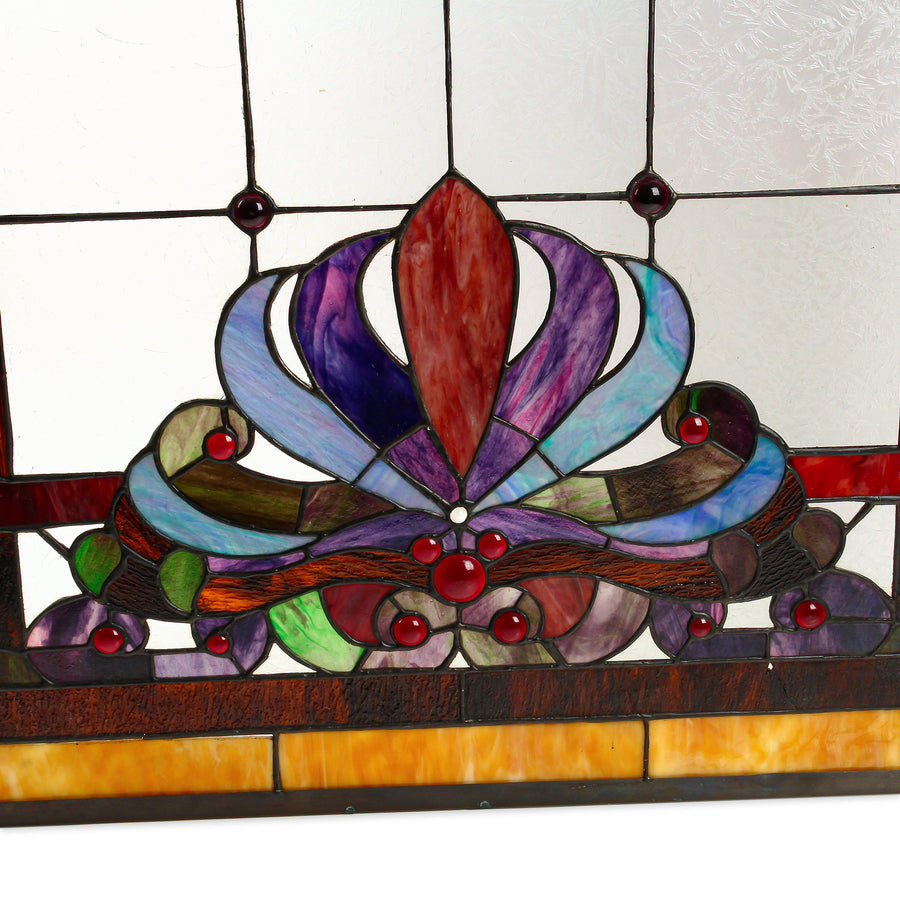 Stained Glass Fire Screen