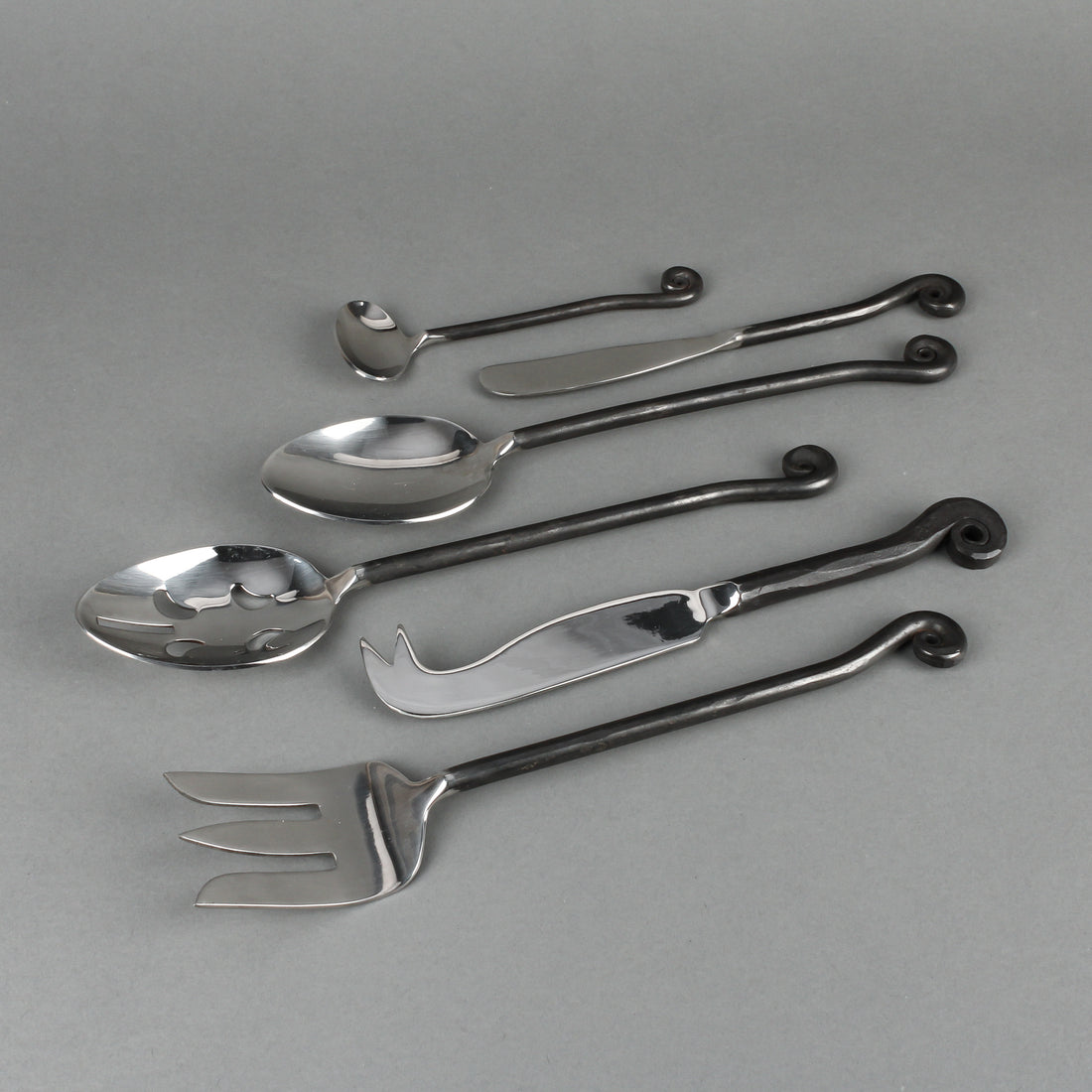 GOURMET SETTINGS Treble Clef Stainless Steel Flatware - 8 Place Settings +