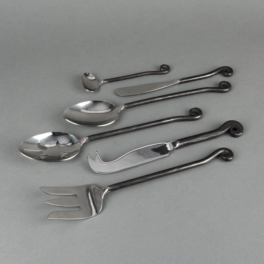 GOURMET SETTINGS Treble Clef Stainless Steel Flatware - 8 Place Settings +