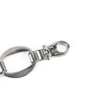 Sterling Silver Satin Polished Oval Link Bracelet